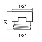 RC Mannesmann Classic Shower Saver – víztakarékos zuhanyadapter (3354302)