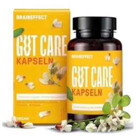   BRAINEFFECT Gut Care Kapszula baktériumtörzsek kálciummal & niacinnal 60 db, 43g