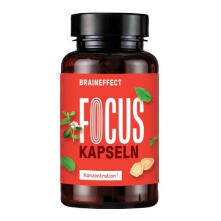 BRAINEFFECT Focus koffeinmentes nootropikum 60 kapsz. 51g