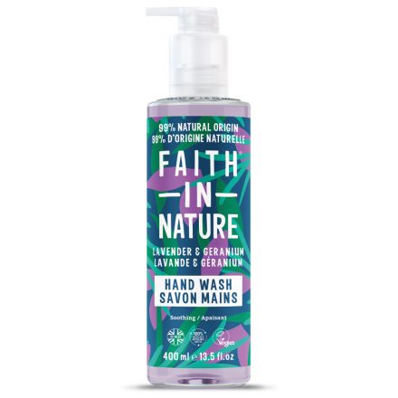 Faith in Nature Kézmosó Levendula és Geránium 400 ml