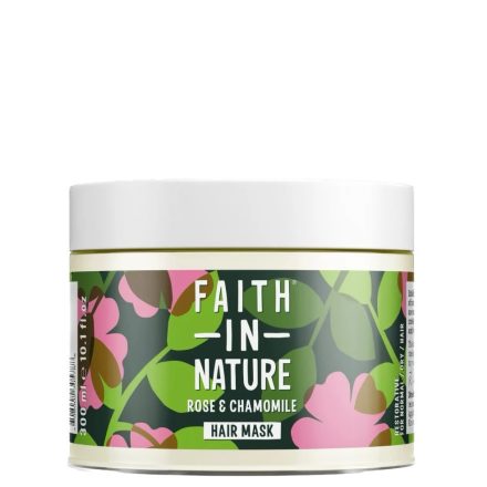 Faith in Nature Hajmaszk Rózsa és Kamilla 300 ml - regeneráló, sérült hajra