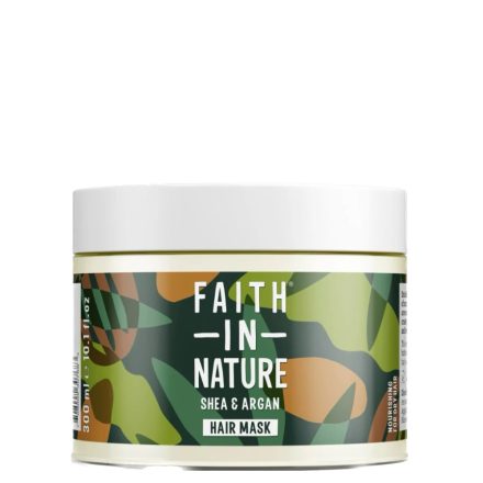 Faith in Nature Hajmaszk Shea vaj és Argán olaj 300 ml - mélyen tápláló