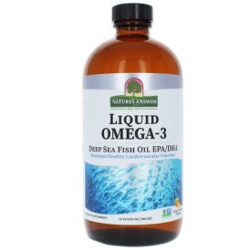 NATURE'S ANSWER Omega-3 természetes halolaj 480ml