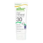 Alba Botanica Sheer Mineral illatmentes fényvédő krém Spf30 (89ml)