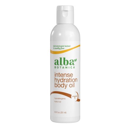 Alba Botanica Intenzív hidratáló testolaj, Kukui dióval és E-vitaminnal (251ml)