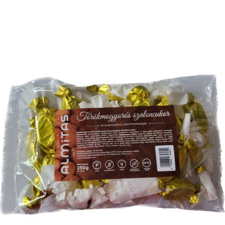 Almitas törökmogyorós szaloncukor étcsokoládéval, édesítőszerekkel 250g