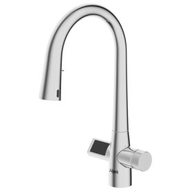 Alpok Mont Blanc zuhanyfejes 3 utas csaptelep - Acél/Steel