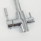 Ívelt Krómozott 3 utas konyhai csaptelep