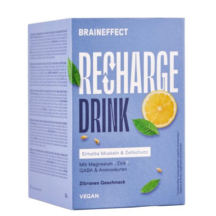BRAINEFFECT Edzés utáni feltöltő ital - Citrom ízesítésben (15 tasak x 24 g = 360g)