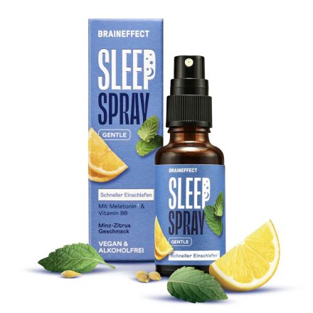BRAINEFFECT Alvást segítő spray (gyengéd) 30ml