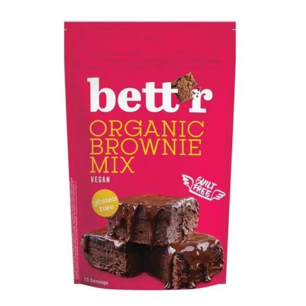 Bett'r Brownie süteménypor lisztkeverék - bio - 400g