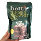 Bett'r Gyömbéres brownie mix - bio - 400g