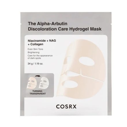 COSRX The Alpha-Arbutin hidrogél arcmaszk pigmentfoltok ellen 34g