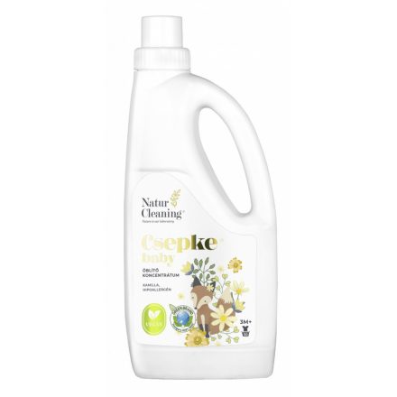 Csepke baby hipoallergén öblítő kamilla illattal 3m+ (1 liter) - Naturcleaning
