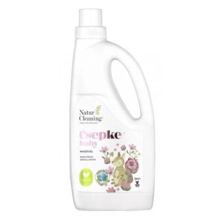 Csepke baby mosógél babapúder, hipoallergén (1 liter)