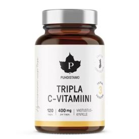 PUHDISTAMO Tripla C-vitamin 120 kapsz. 72g