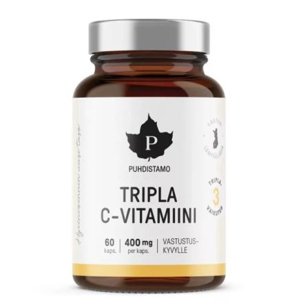PUHDISTAMO Tripla C-vitamin 60 kapsz.