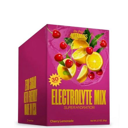 Dr. Price's Vitamins ELEKTROLIT MIX - CSERESZNYE LIMONÁDÉ ÍZŰ - 30 db EGYEDI CSOMAG - 81g