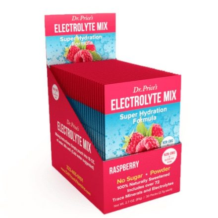 Dr. Price's Vitamins ELEKTROLIT MIX - MÁLNA ÍZŰ - 30 db EGYEDI CSOMAG - 81g