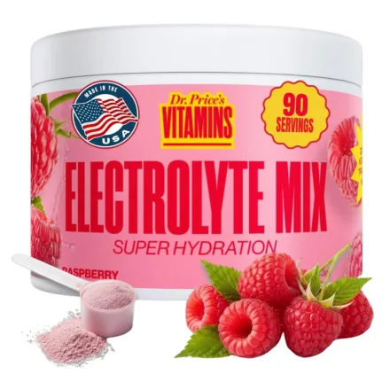 Dr. Price's Vitamins ELEKTROLIT MIX 90 adag - MÁLNA ÍZŰ - 243g