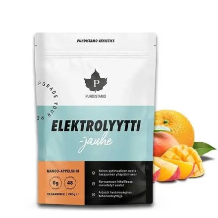 PUHDISTAMO Elektrolit 240g  mangó-narancs ízű italpor