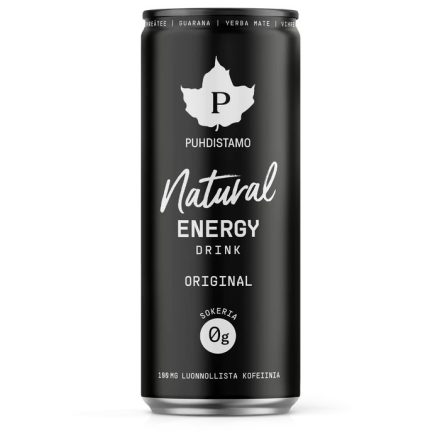 PUHDISTAMO Natural Energy Drink Original 330 ml
