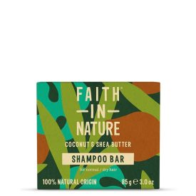 Faith in Nature Sampon Bar Kókusz és Shea vaj 85g 