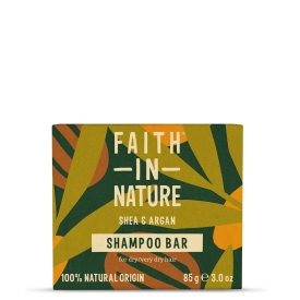Faith in Nature Sampon Bar Shea vaj és Argán olaj 85g 