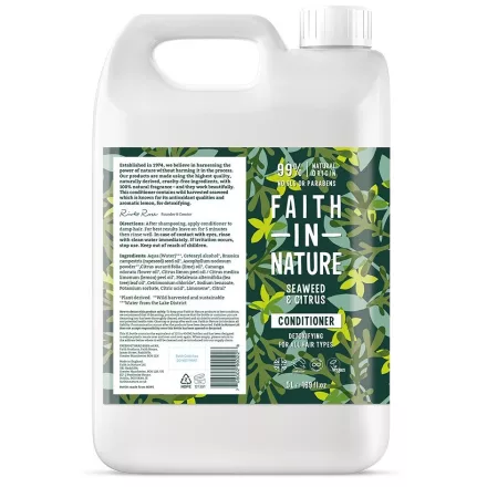 Faith in Nature Kondicionáló Tengeri Hínár és Citrus (5 liter)