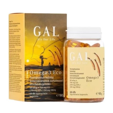 GAL Omega-3 Eco (60 db, 90g) Lágyzselatin Kapsz.