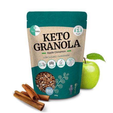 Go-Keto Bio Keto Granola almás-fahéjas ízben 290g