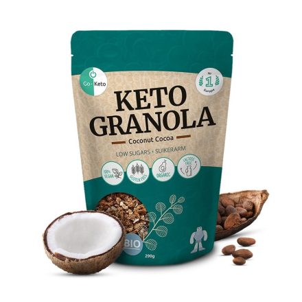 Go-Keto Bio Keto Granola kókuszos-kakaó ízben 290g