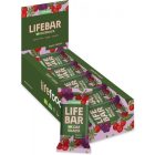 LIFEFOOD - Lifebar Bio Zabszelet - bogyós gyümölcsös Snack 40g