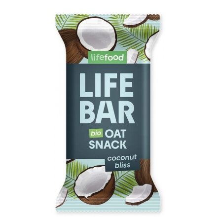 LIFEFOOD - Lifebar Bio Zabszelet - Kókuszos Snack 40g