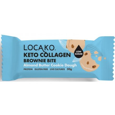 Locako Keto Kollagén Mandulavajas Brownie Szelet 30g