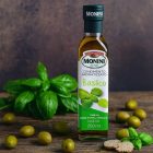 Monini extra szűz olívaolaj, bazsalikom ízesítésű 250ml 