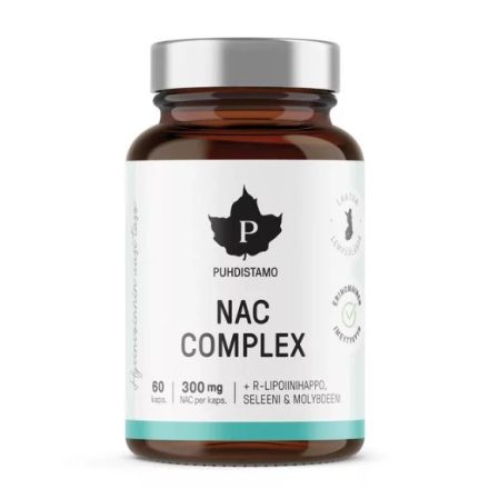 PUHDISTAMO NAC Complex (N-Acetil-L-cisztein) 60 kapsz. 42g