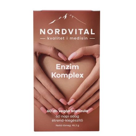 Nordvital Enzim Komplex (60 db) vegán kapszula 46,3g