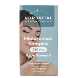 Nordvital Hialuronsav komplex (30 db) vegán kapszula