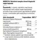 Nordvital Máriatövis komplex (60 db) vegán kapszula 50,5g