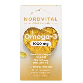 Nordvital Omega-3 Halolaj (60 db) 84g