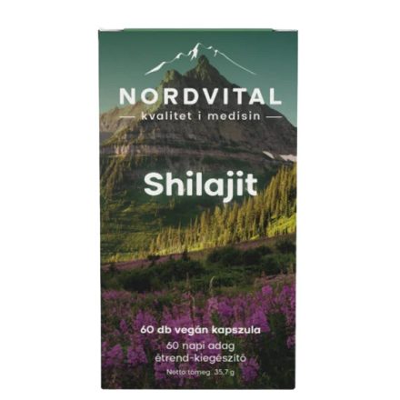 Nordvital Shilajit (60 db) vegán kapszula 35,7g