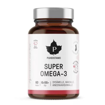 PUHDISTAMO Super Omega-3 krill olaj kapszula