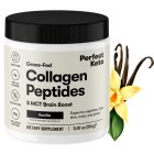 PERFECT KETO marha kollagén peptidek & MCT – Vanília ízű Agyserkentő formula 314g
