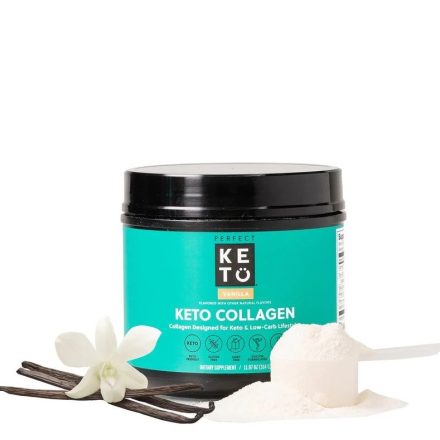 PERFECT KETO Keto Kollagén MCT-vel, vanília ízesítéssel
