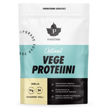 PUHDISTAMO Athletics Optimal Vegán Protein - Vaníliás 600g