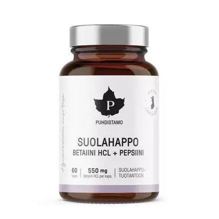 Puhdistamo Betaine HCL 60 KAPSZULA, 46g