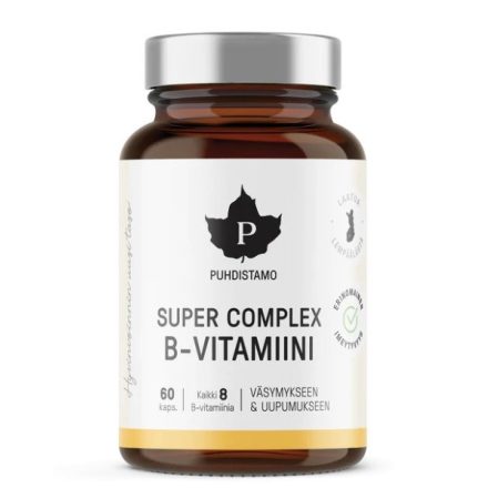 PUHDISTAMO Super B-komplex-vitamin kapszula 60 kapsz.