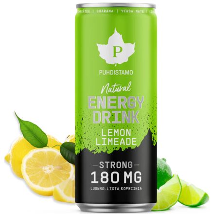 PUHDISTAMO Természetes Energiaital - Citrom limonádé (erős) 330 ml