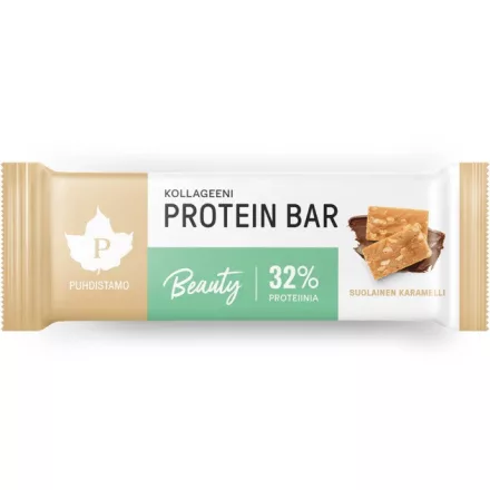 Puhdistamo Snack Bar - Kollagén fehérje szelet, sós karamell 30 g